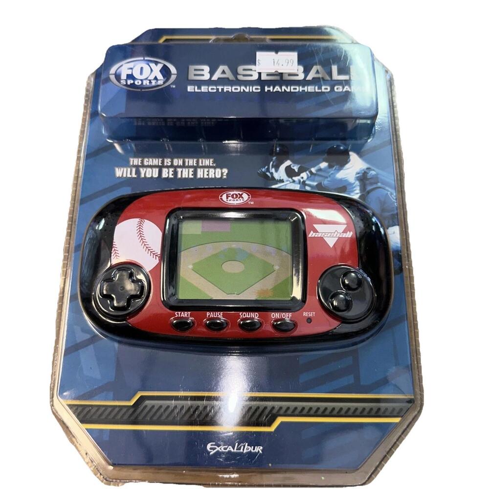 Electronic Baseball Handheld Game Fox Sports MLB Excalibur